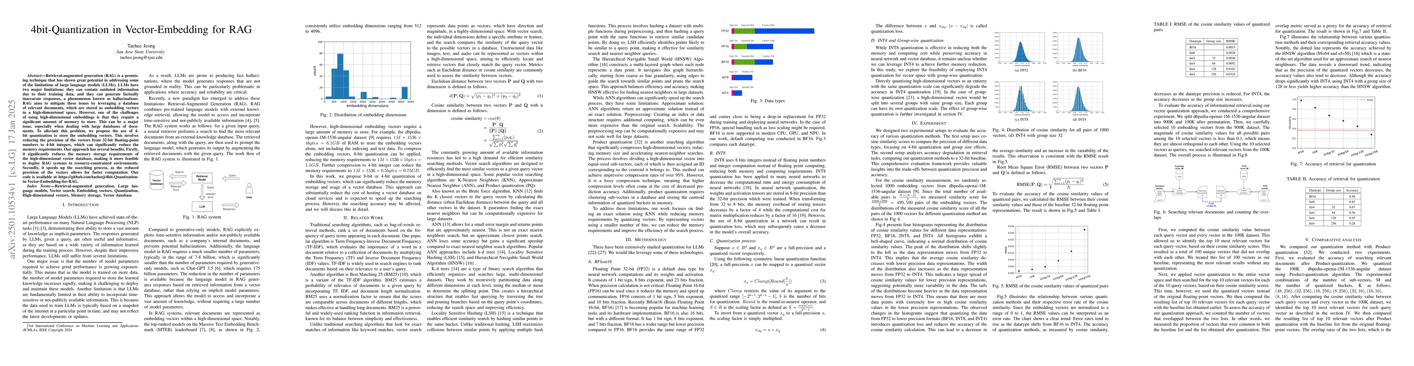 Thumbnail for 4bit-Quantization in Vector-Embedding for RAG