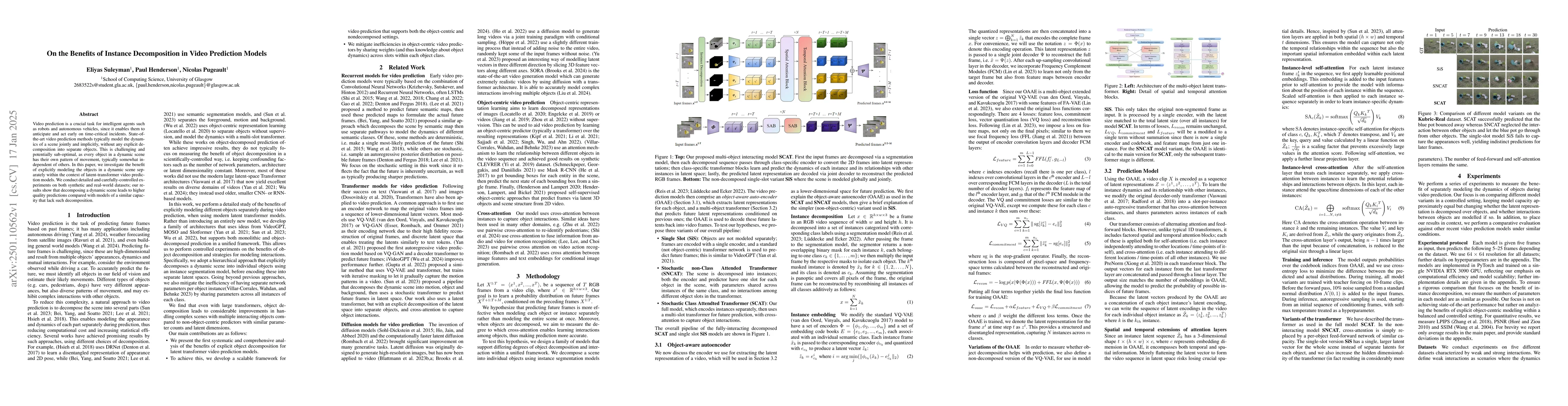 Thumbnail for On the Benefits of Instance Decomposition in Video Prediction Models
