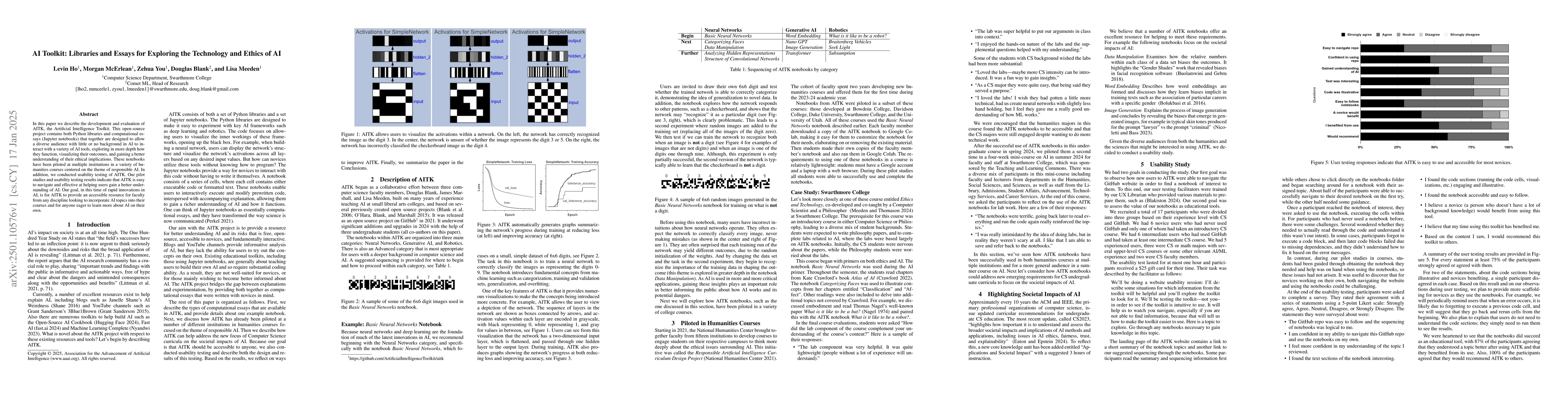 Thumbnail for AI Toolkit: Libraries and Essays for Exploring the Technology and Ethics
  of AI