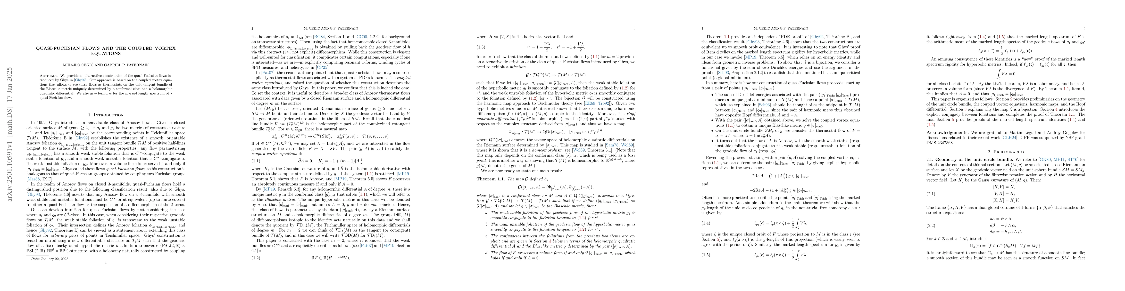 Thumbnail for Quasi-Fuchsian flows and the coupled vortex equations