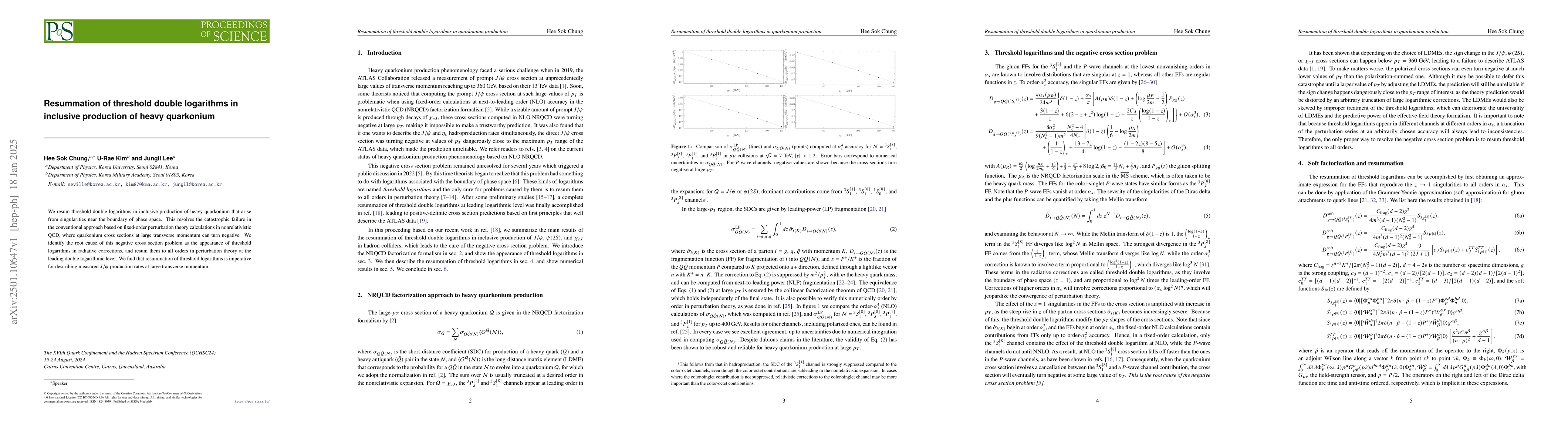 Thumbnail for Resummation of threshold double logarithms in inclusive production of
  heavy quarkonium