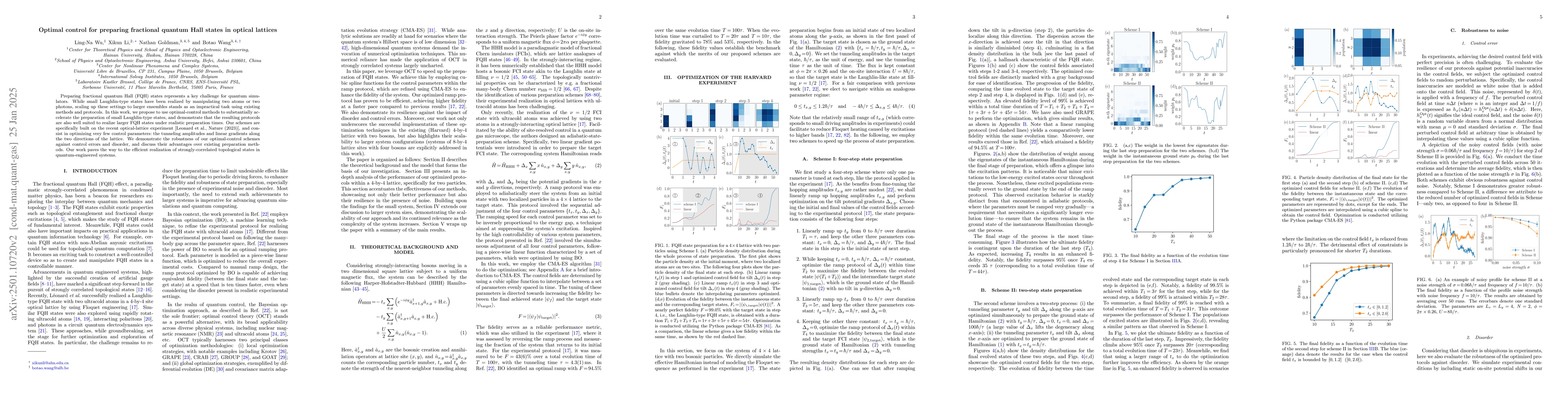 Thumbnail for Optimal control for preparing fractional quantum Hall states in optical
  lattices