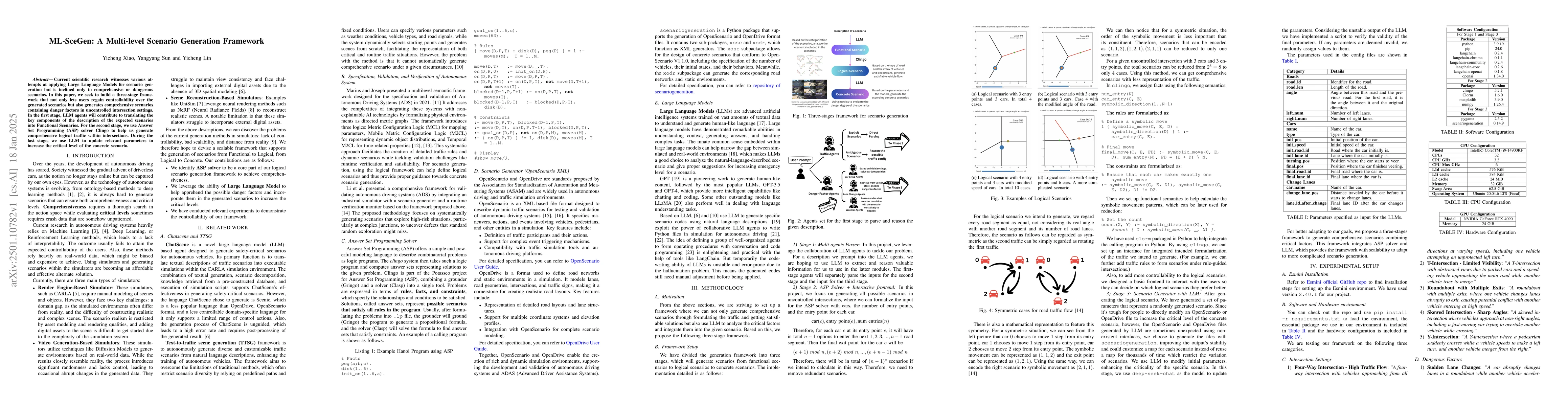 Thumbnail for ML-SceGen: A Multi-level Scenario Generation Framework