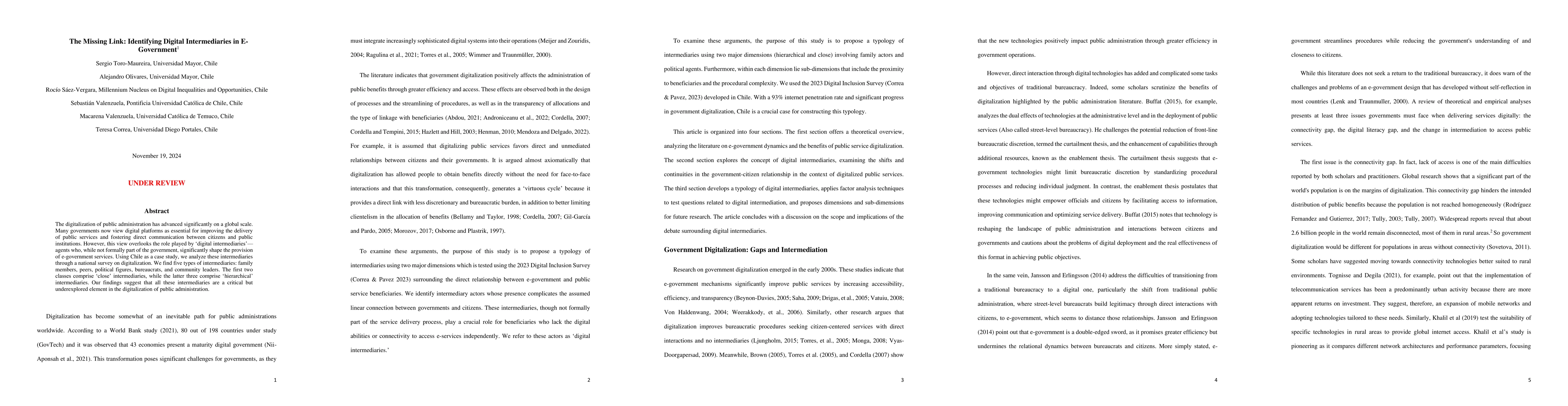 Thumbnail for The Missing Link: Identifying Digital Intermediaries in E-Government