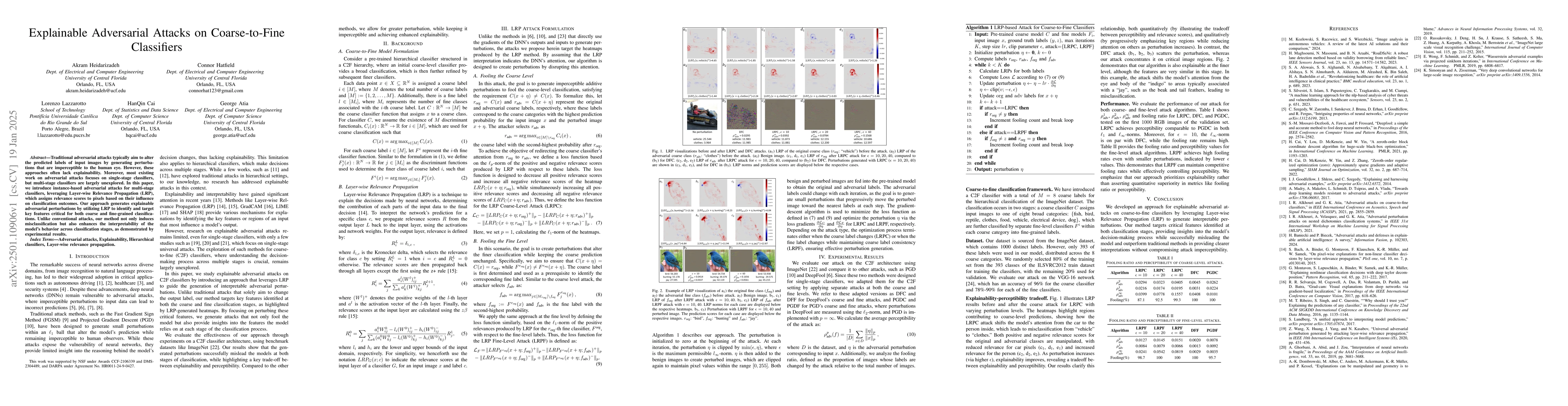 Thumbnail for Explainable Adversarial Attacks on Coarse-to-Fine Classifiers