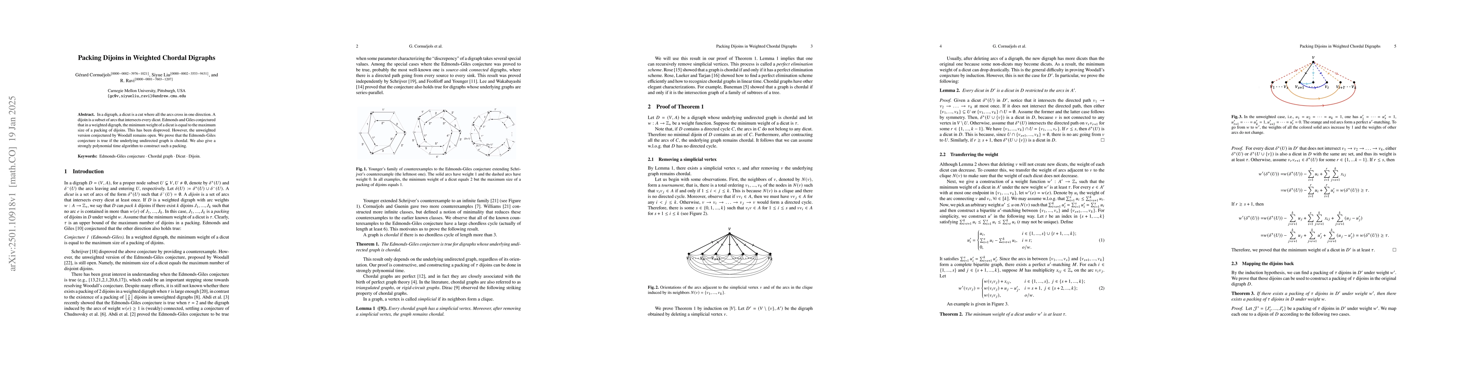 Thumbnail for Packing Dijoins in Weighted Chordal Digraphs