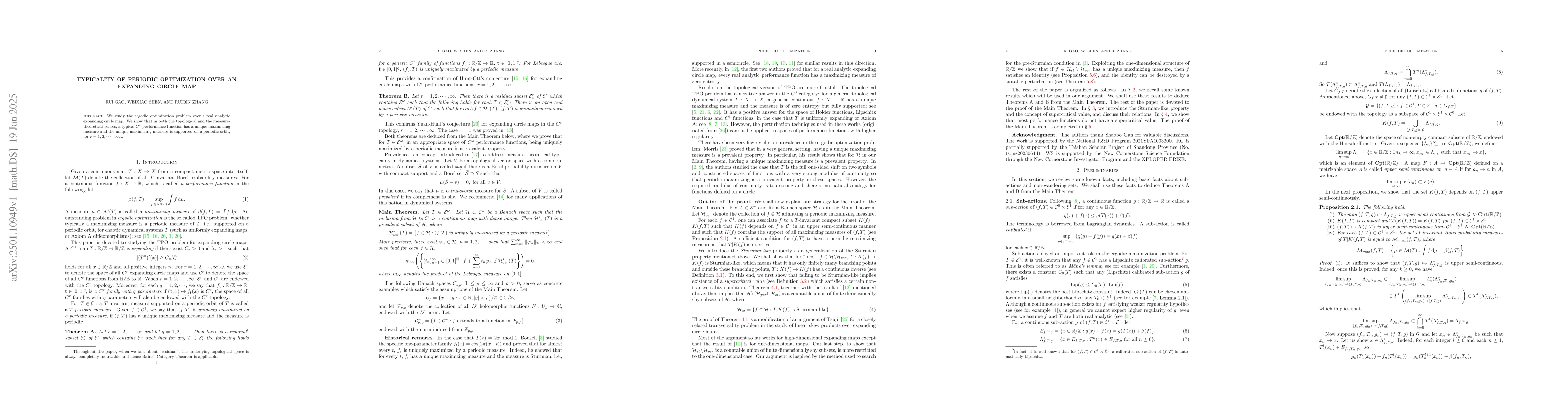 Thumbnail for Typicality of periodic optimization over an expanding circle map