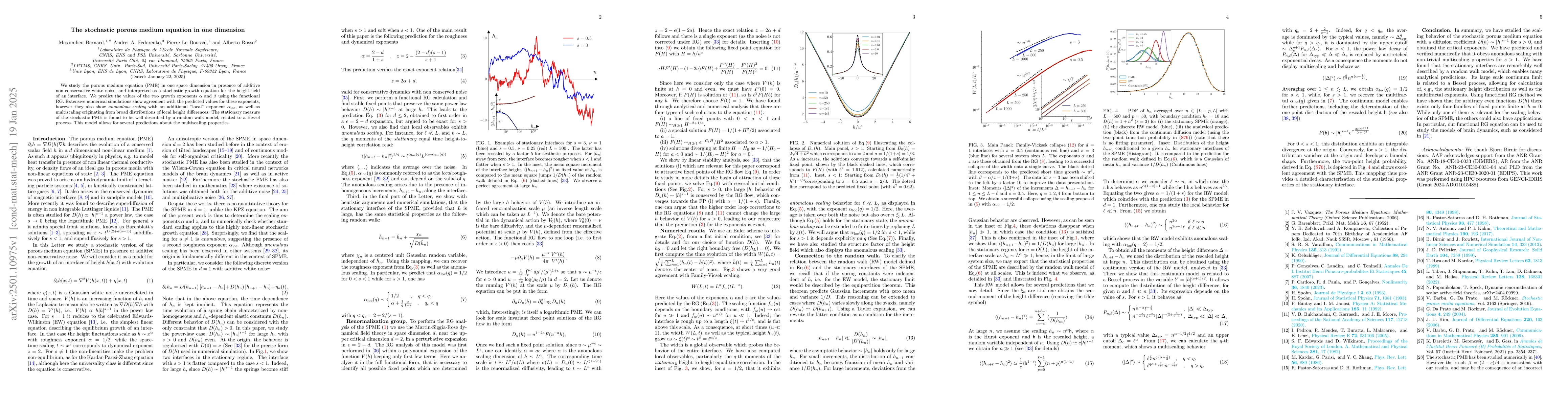 Thumbnail for The stochastic porous medium equation in one dimension