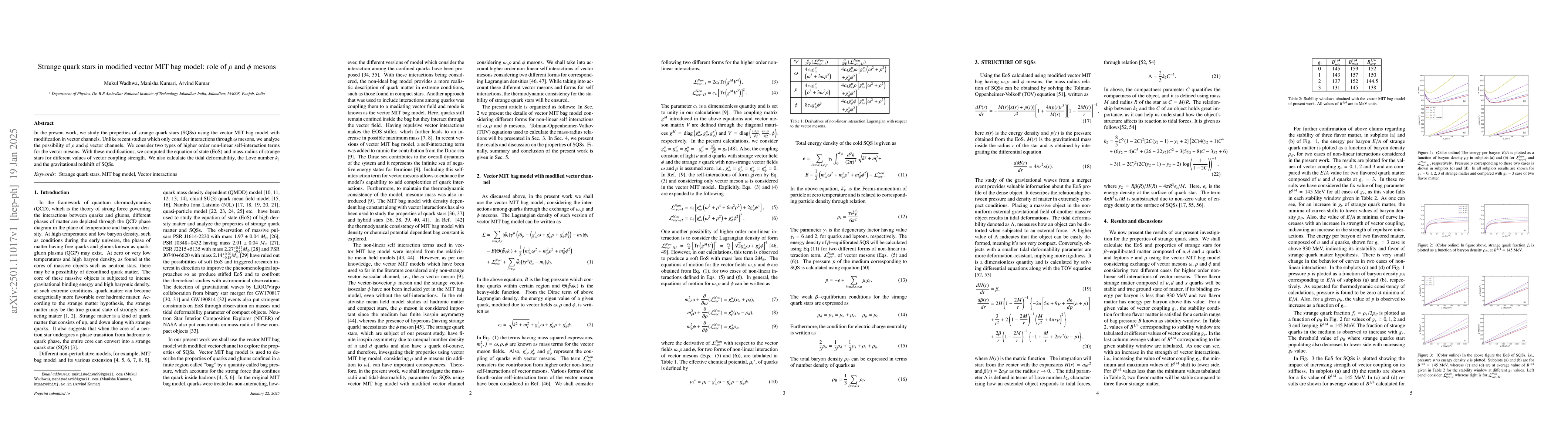 Thumbnail for Strange quark stars in modified vector MIT bag model: role of $ρ$ and
  $φ$ mesons