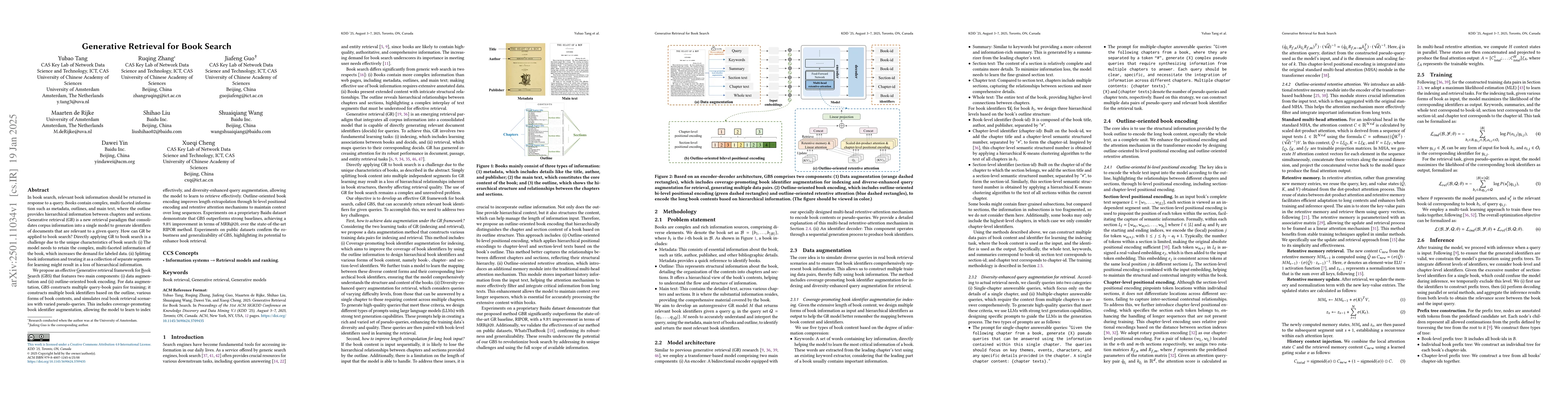 Thumbnail for Generative Retrieval for Book search