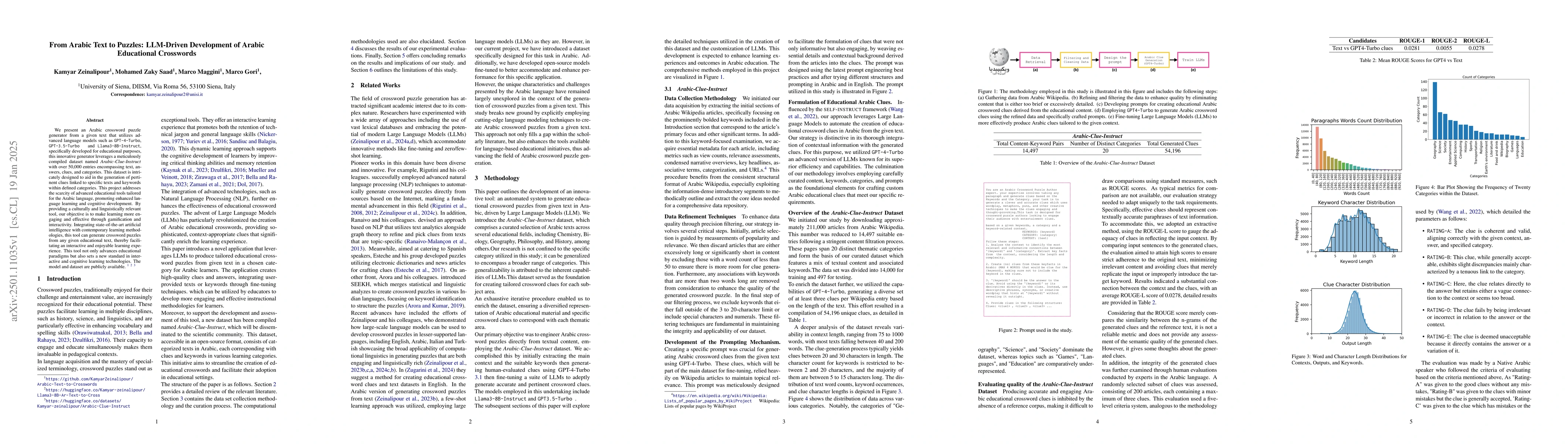 Thumbnail for From Arabic Text to Puzzles: LLM-Driven Development of Arabic
  Educational Crosswords