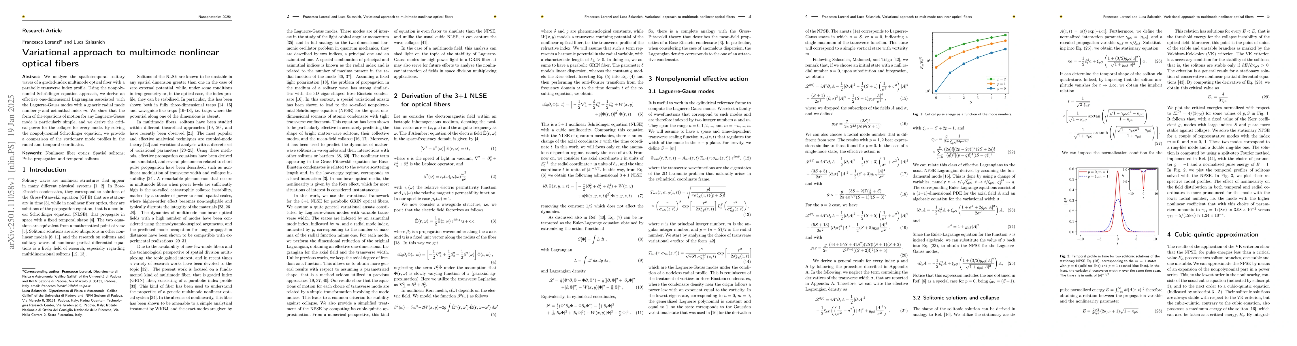 Thumbnail for Variational approach to multimode nonlinear optical fibers