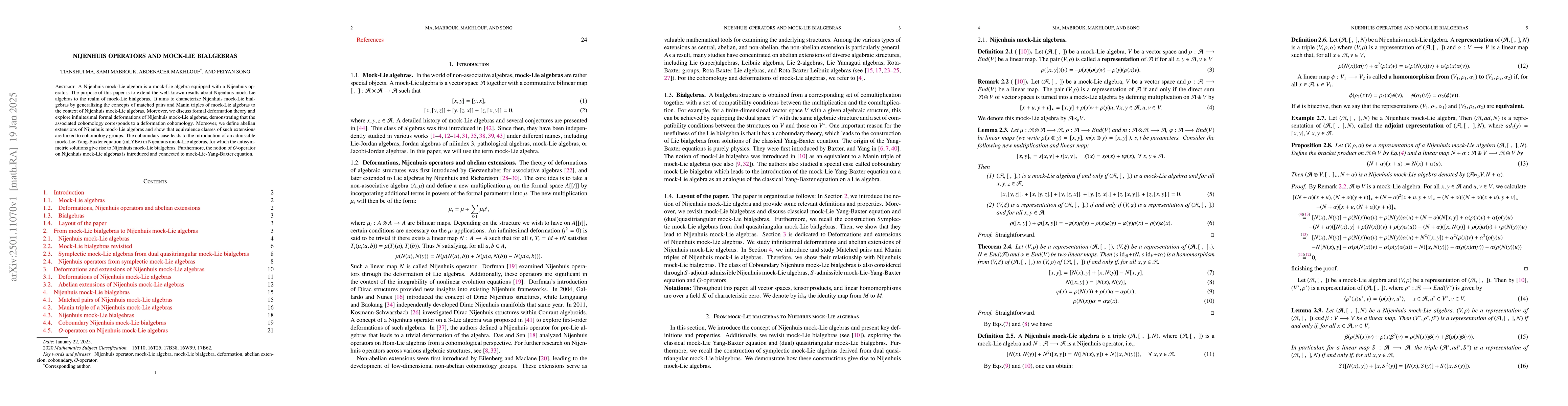 Thumbnail for Nijenhuis operators and mock-Lie bialgebras