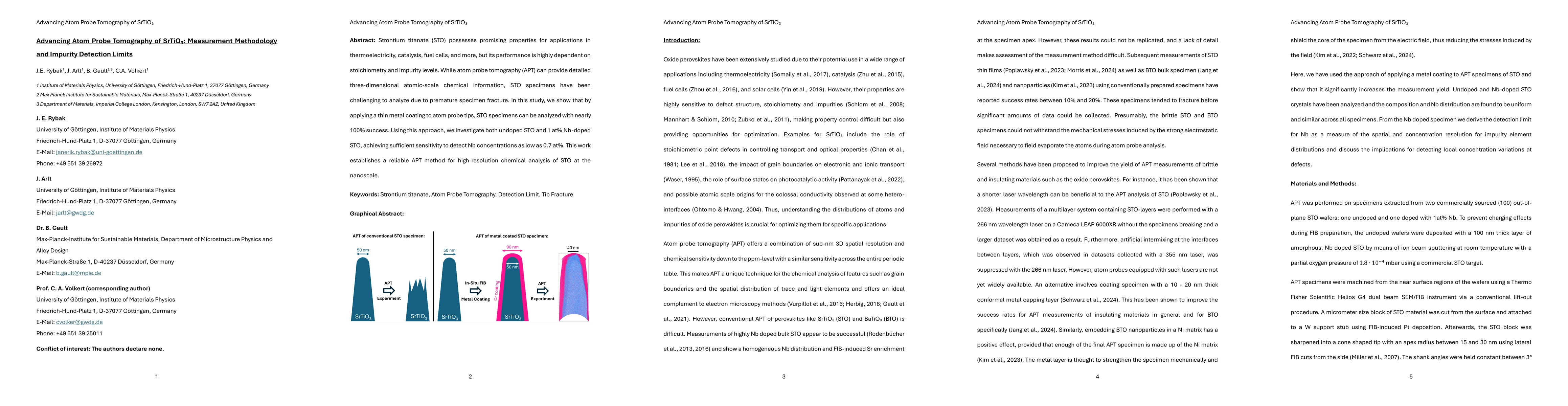 Thumbnail for Advancing Atom Probe Tomography of SrTiO$_3$: Measurement Methodology
  and Impurity Detection Limits