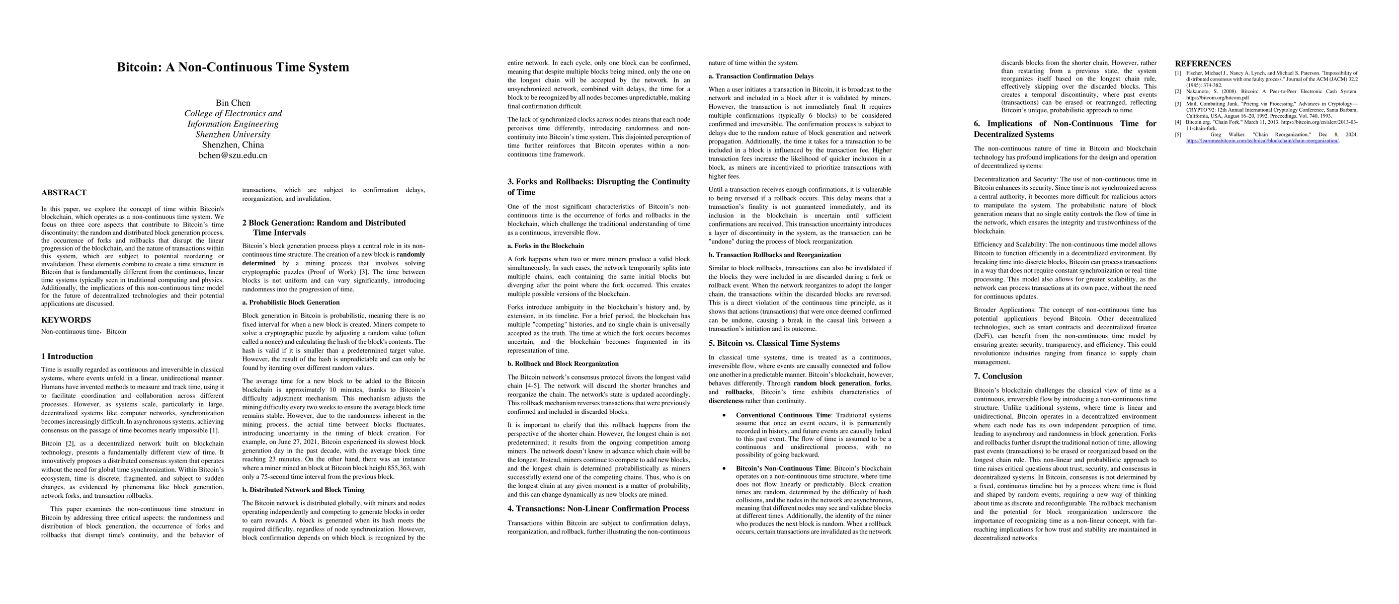 Thumbnail for Bitcoin: A Non-Continuous Time System