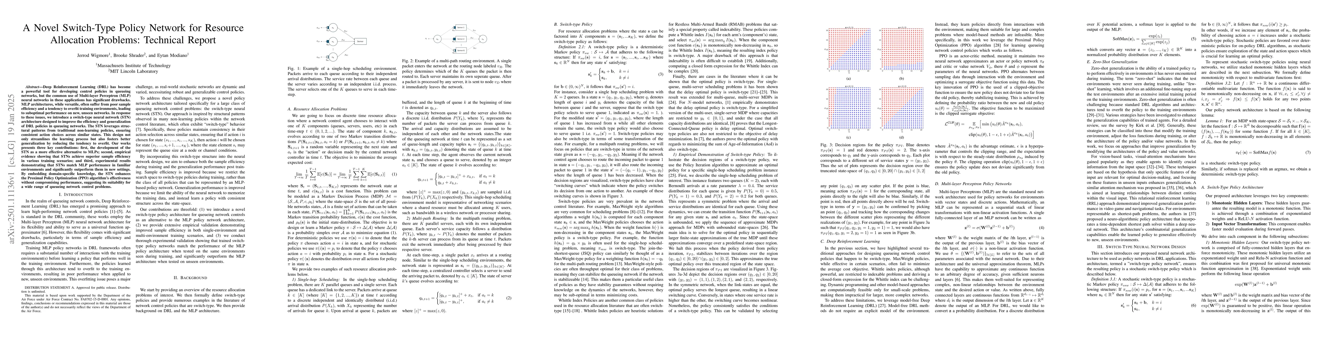 Thumbnail for A Novel Switch-Type Policy Network for Resource Allocation Problems:
  Technical Report