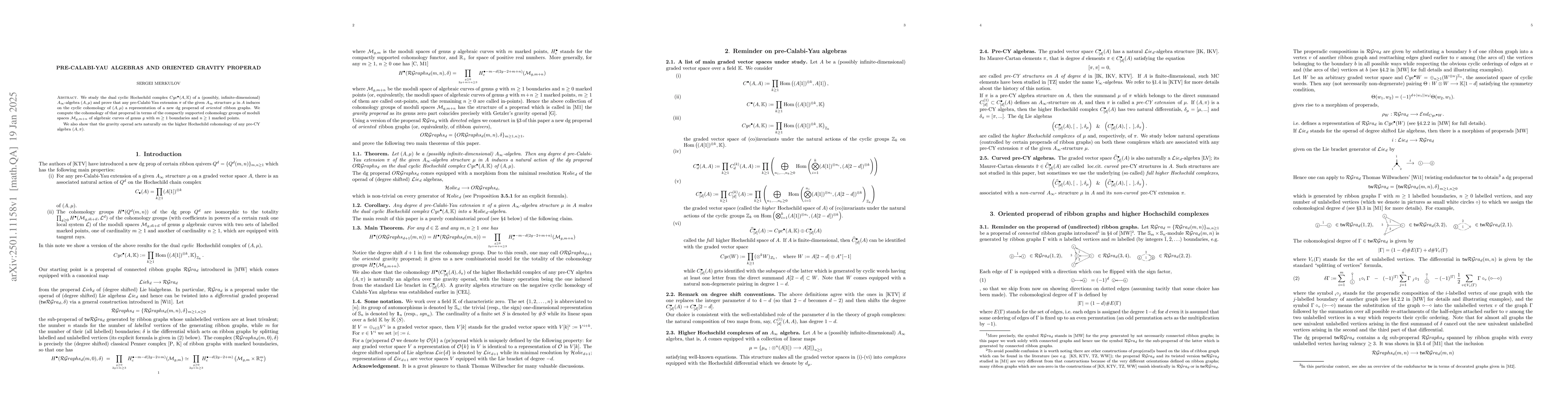 Thumbnail for Pre-Calabi-Yau algebras and oriented gravity properad