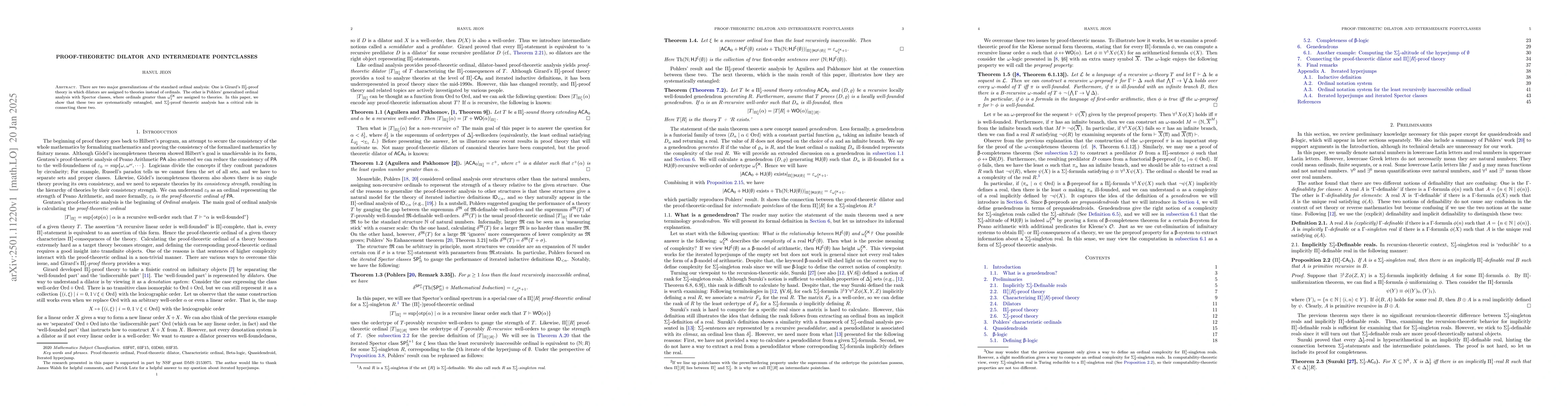 Thumbnail for Proof-theoretic dilator and intermediate pointclasses