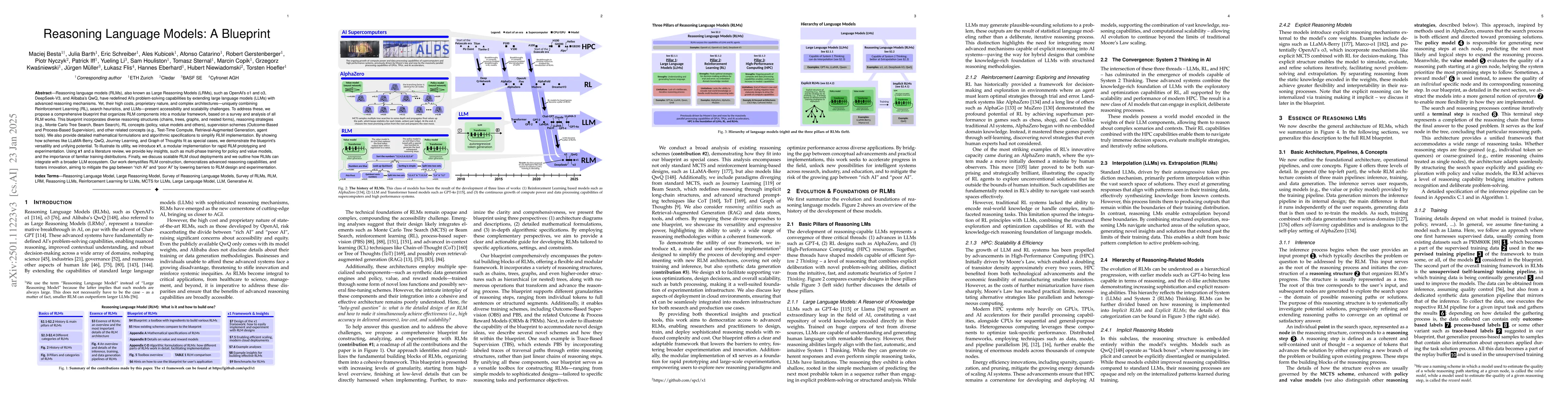 Thumbnail for Reasoning Language Models: A Blueprint