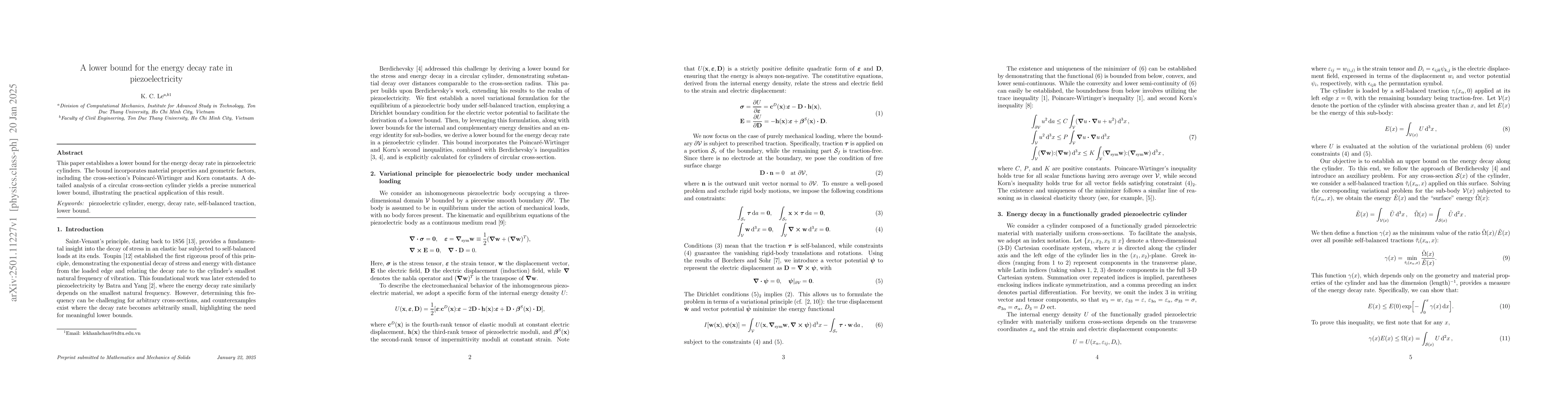 Thumbnail for A lower bound for the energy decay rate in piezoelectricity