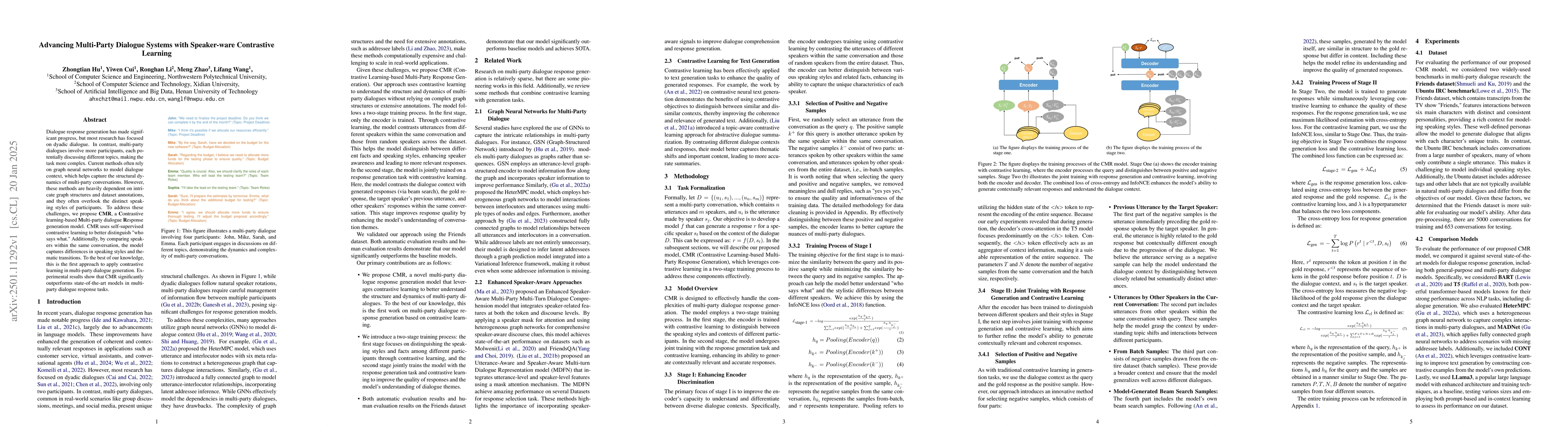 Thumbnail for Advancing Multi-Party Dialogue Systems with Speaker-ware Contrastive
  Learning