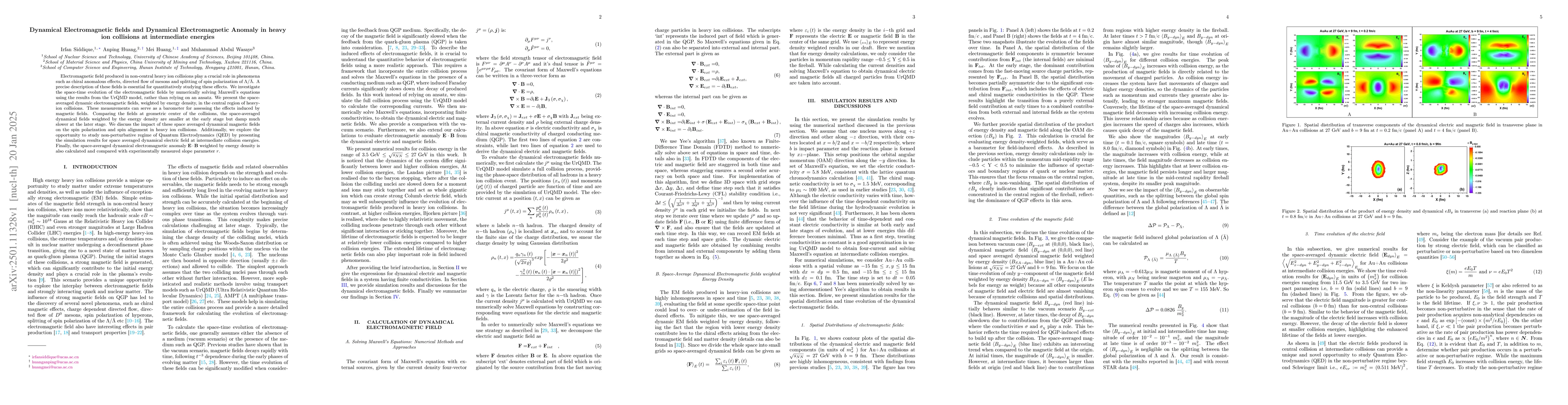 Thumbnail for Dynamical Electromagnetic fields and Dynamical Electromagnetic Anomaly
  in heavy ion collisions at intermediate energies