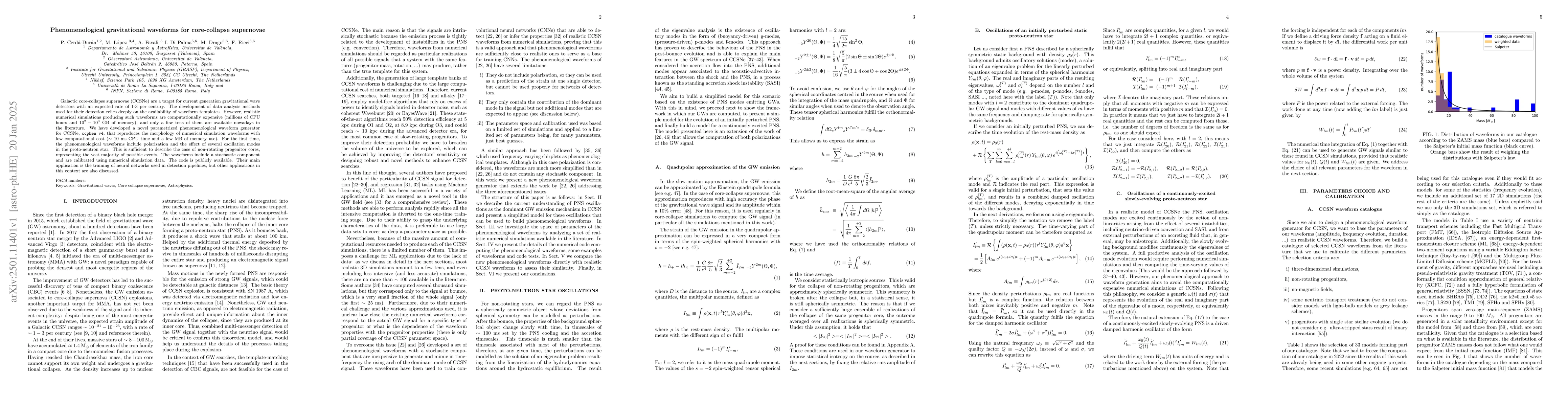 Thumbnail for Phenomenological gravitational waveforms for core-collapse supernovae