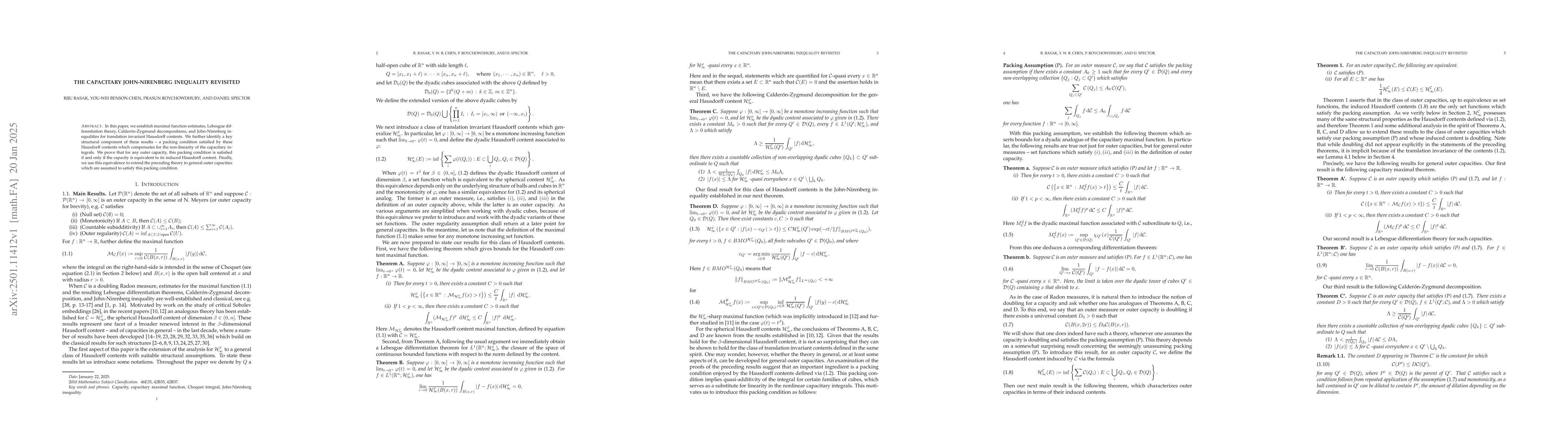 Thumbnail for The Capacitary John-Nirenberg Inequality Revisited