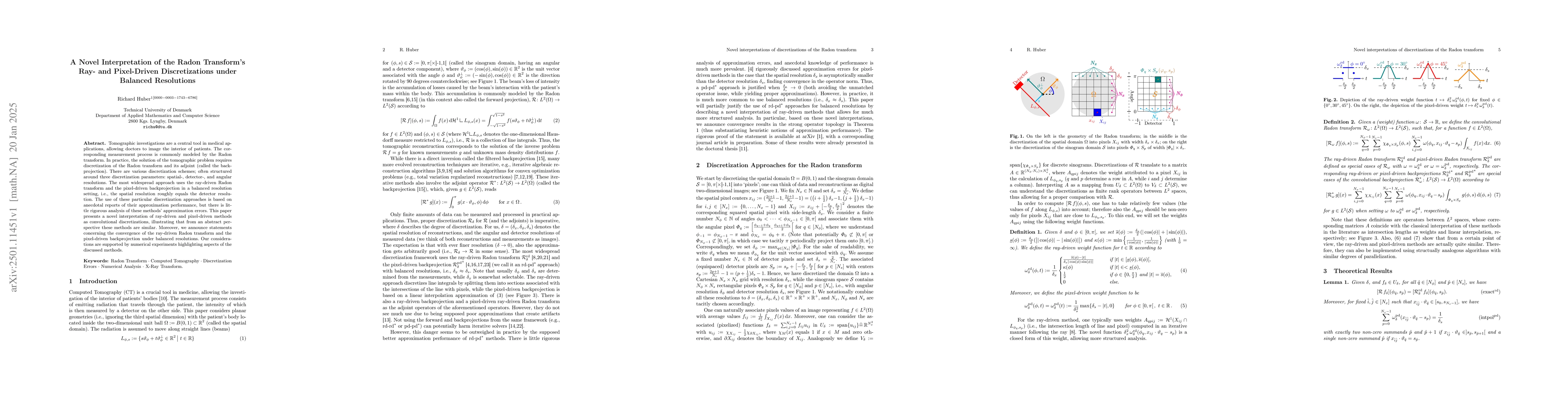 Thumbnail for A Novel Interpretation of the Radon Transform's Ray- and Pixel-Driven
  Discretizations under Balanced Resolutions