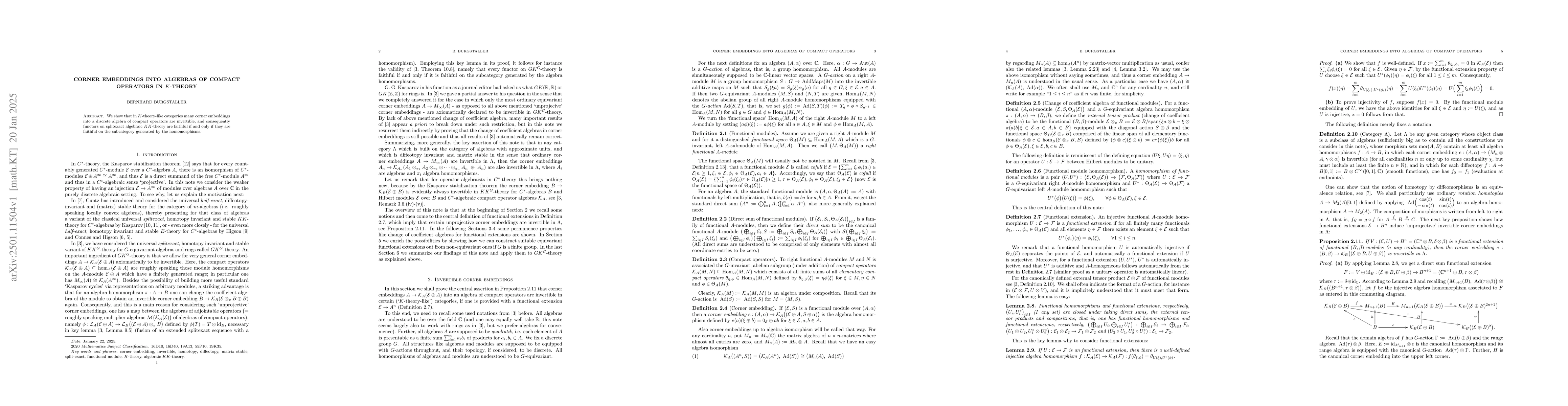 Thumbnail for Corner embeddings into algebras of compact operators in $K$-theory