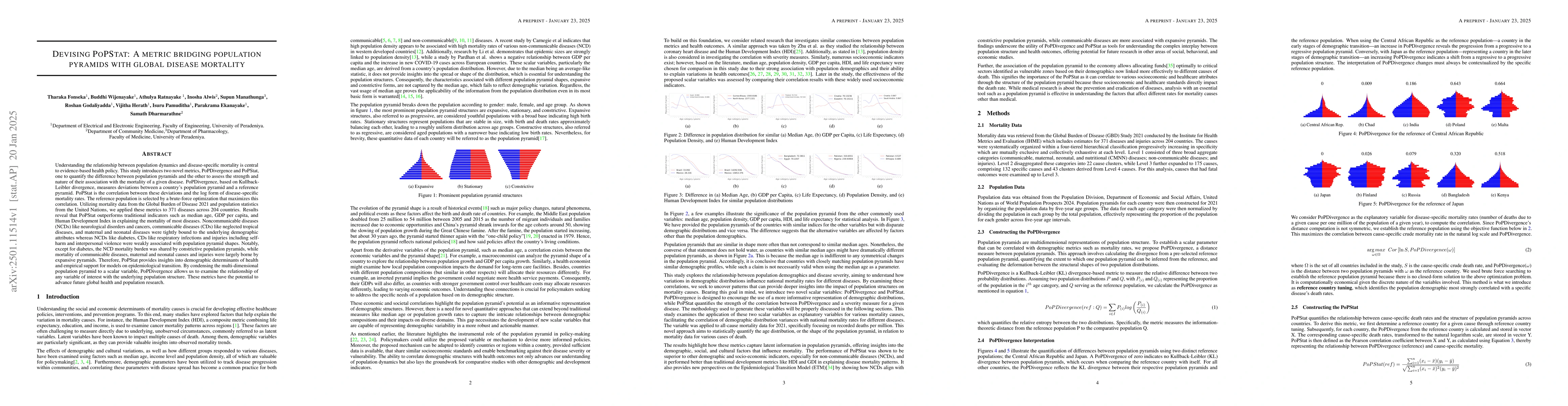 Thumbnail for Devising PoPStat: A Metric Bridging Population Pyramids with Global
  Disease Mortality