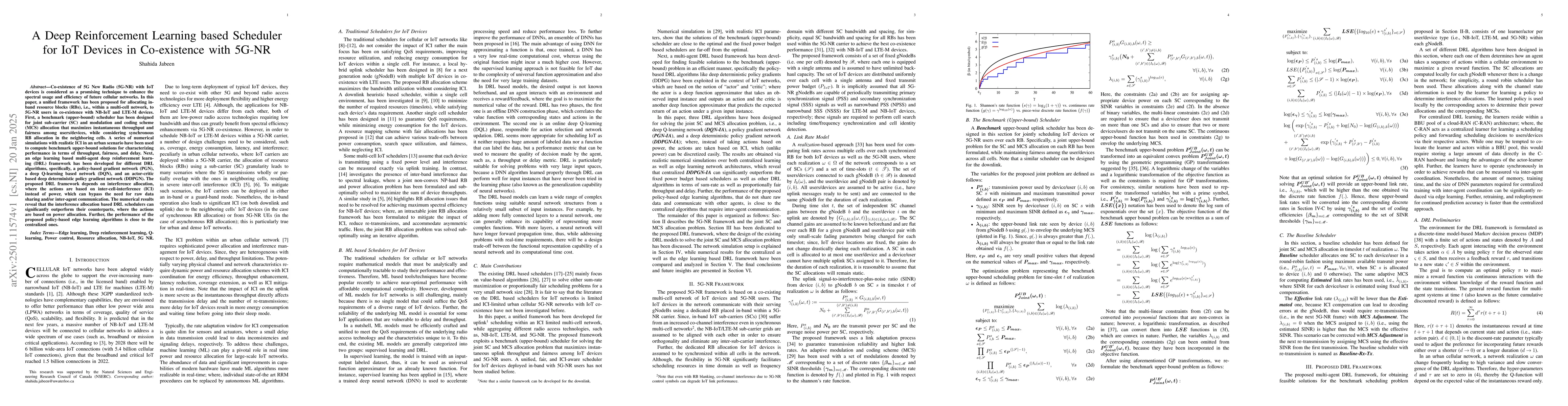 Thumbnail for A Deep Reinforcement Learning based Scheduler for IoT Devices in
  Co-existence with 5G-NR