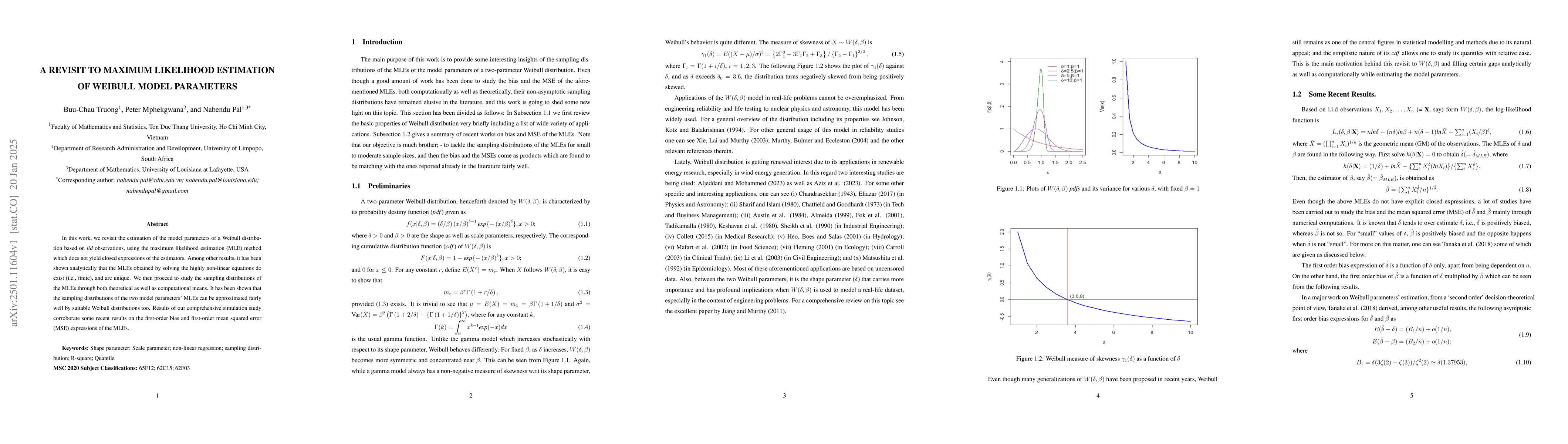 Thumbnail for A revisit to maximum likelihood estimation of Weibull model parameters