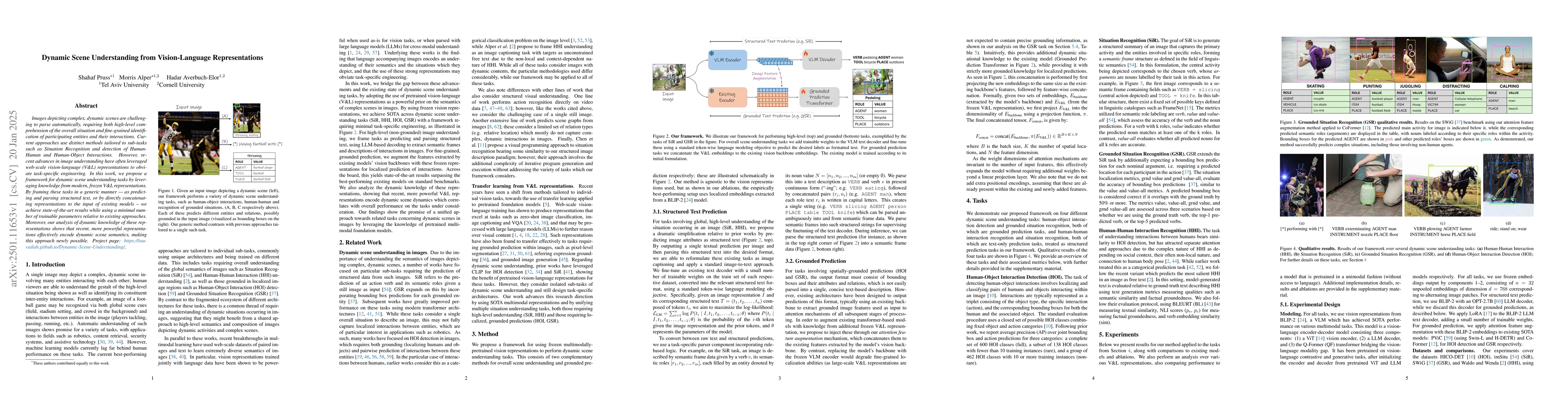 Thumbnail for Dynamic Scene Understanding from Vision-Language Representations