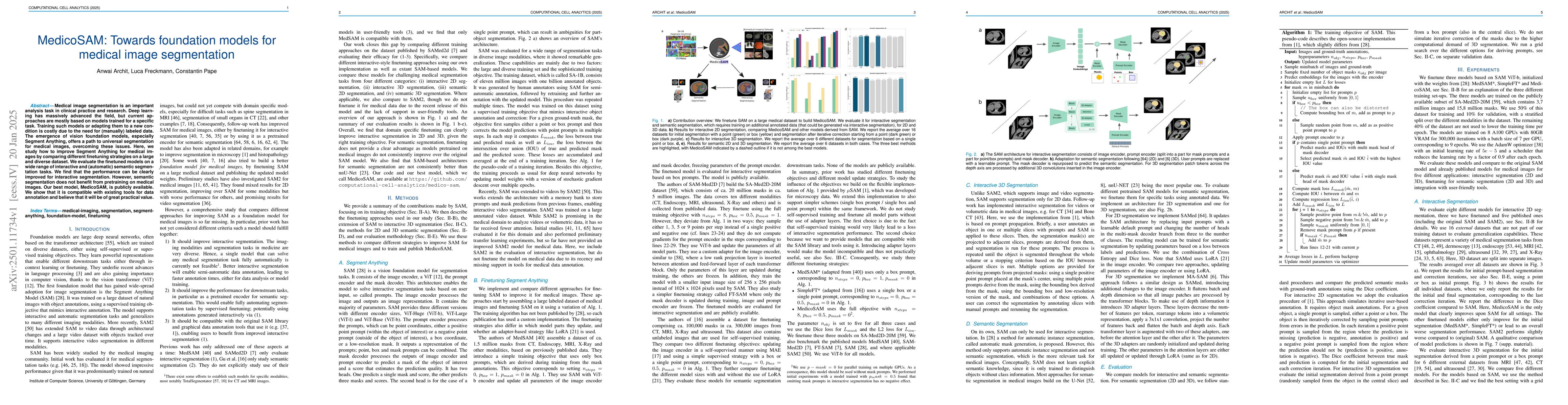 Thumbnail for MedicoSAM: Towards foundation models for medical image segmentation
