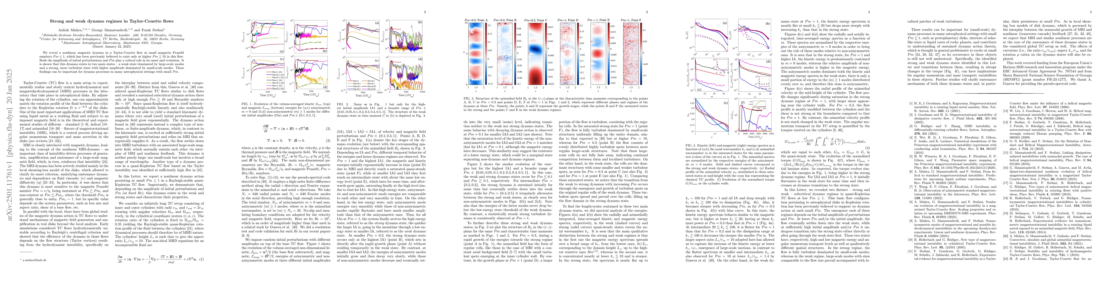 Thumbnail for Strong and weak dynamo regimes in Taylor-Couette flows
