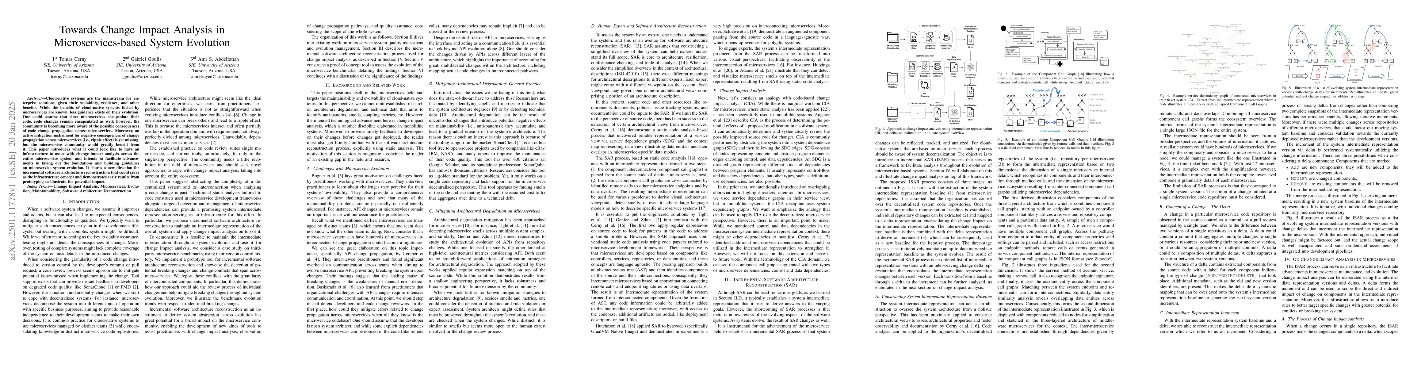 Thumbnail for Towards Change Impact Analysis in Microservices-based System Evolution