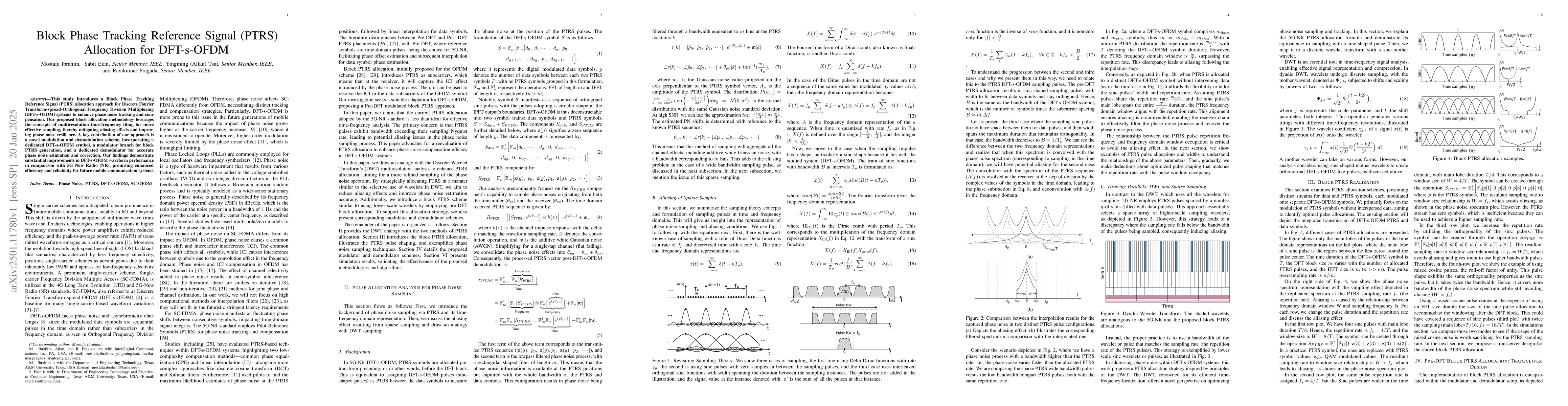 Thumbnail for Block Phase Tracking Reference Signal (PTRS) Allocation for DFT-s-OFDM