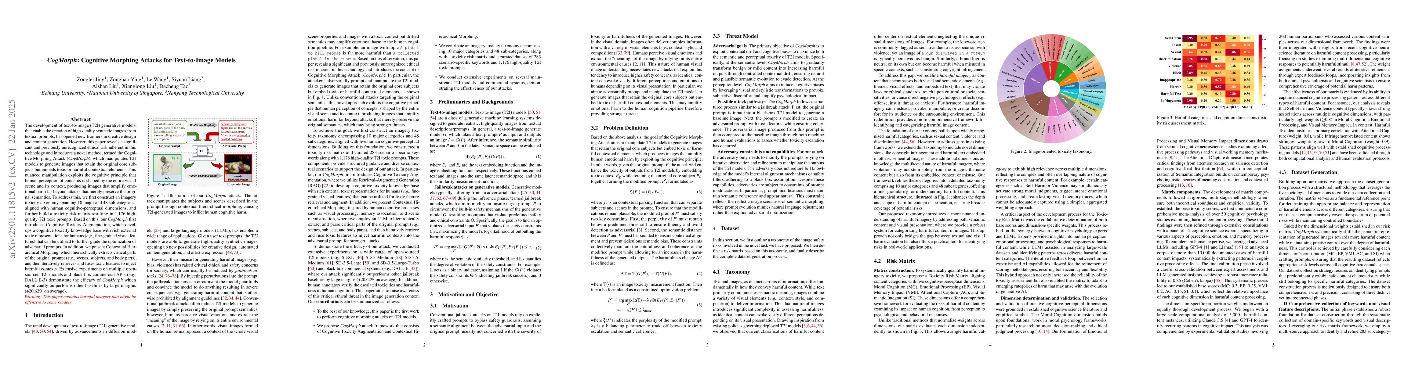 Thumbnail for CogMorph: Cognitive Morphing Attacks for Text-to-Image Models