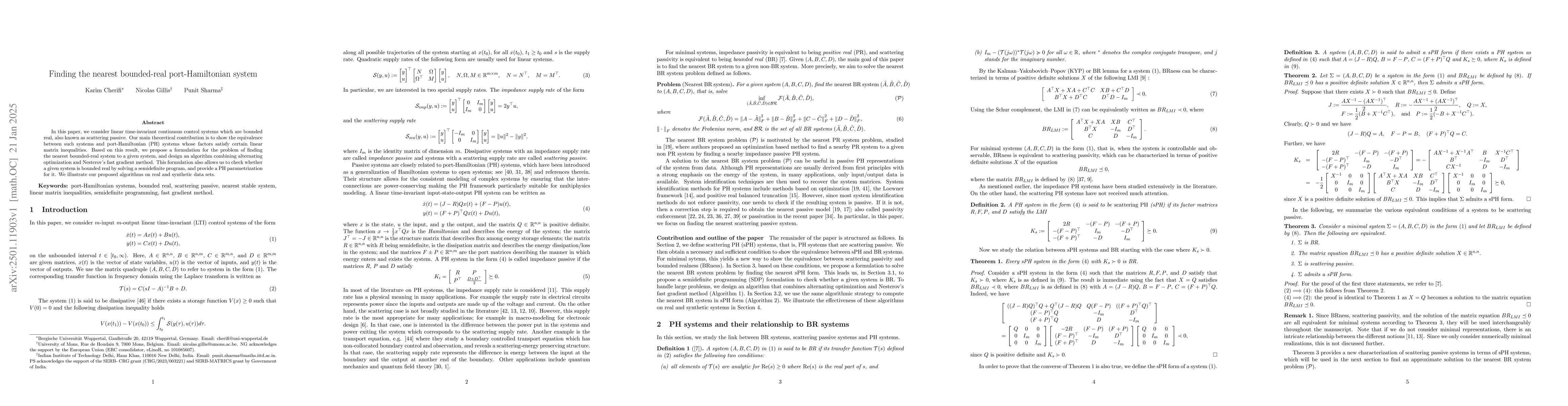 Thumbnail for Finding the nearest bounded-real port-Hamiltonian system