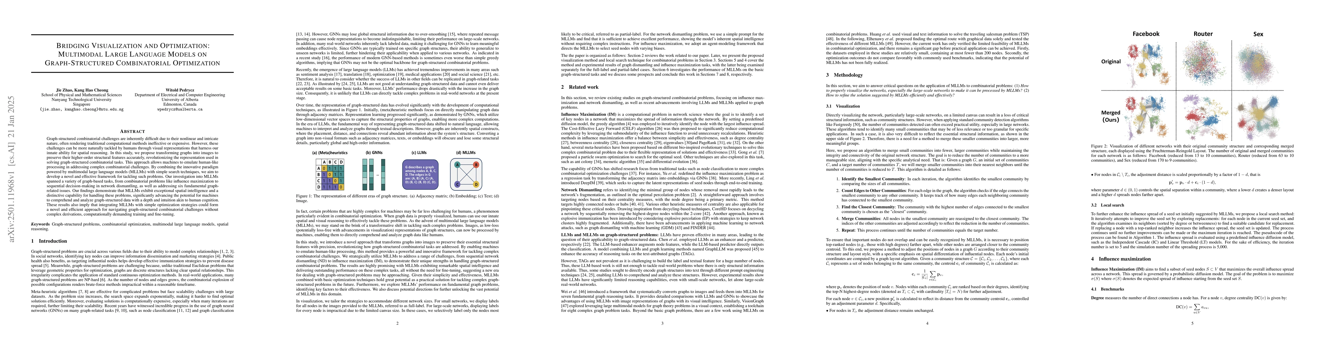 Thumbnail for Bridging Visualization and Optimization: Multimodal Large Language
  Models on Graph-Structured Combinatorial Optimization