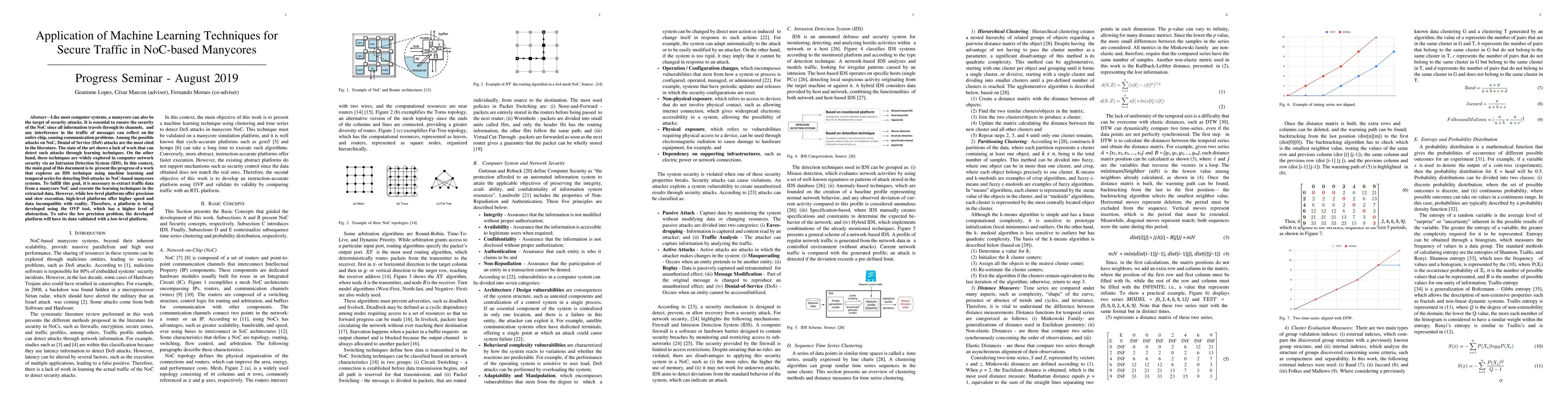 Thumbnail for Application of Machine Learning Techniques for Secure Traffic in
  NoC-based Manycores