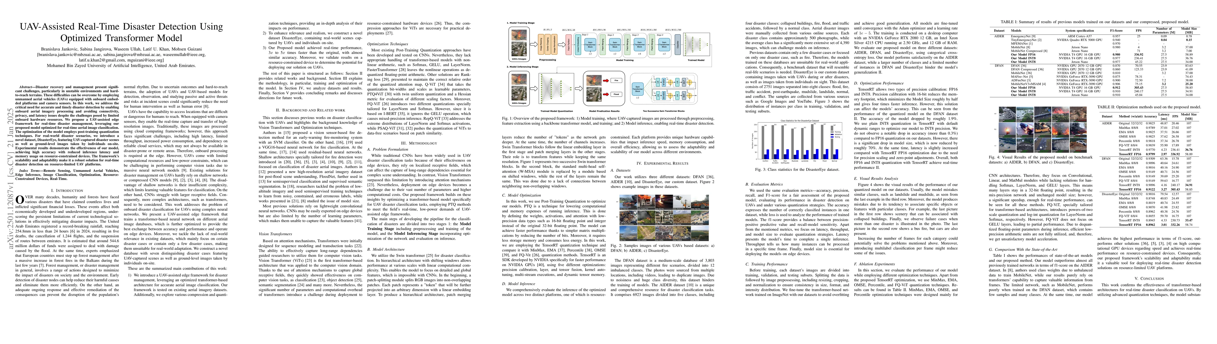 Thumbnail for UAV-Assisted Real-Time Disaster Detection Using Optimized Transformer
  Model