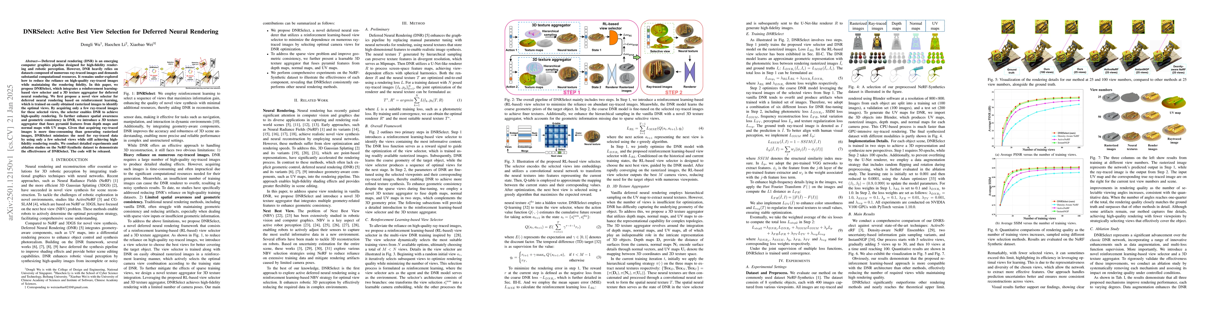 Thumbnail for DNRSelect: Active Best View Selection for Deferred Neural Rendering