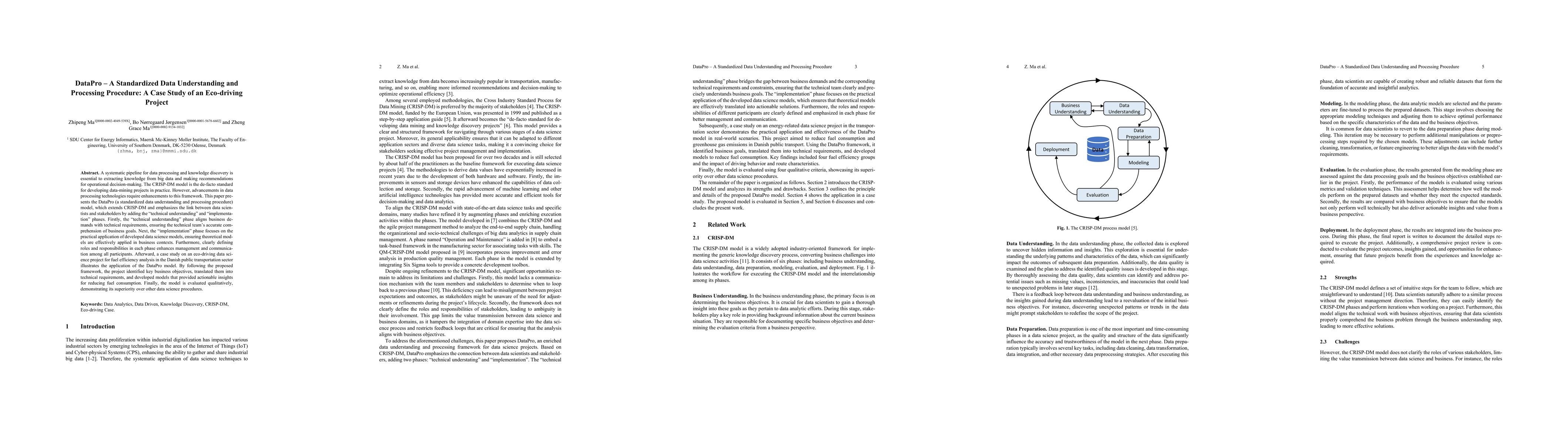 Thumbnail for DataPro -- A Standardized Data Understanding and Processing Procedure: A
  Case Study of an Eco-Driving Project