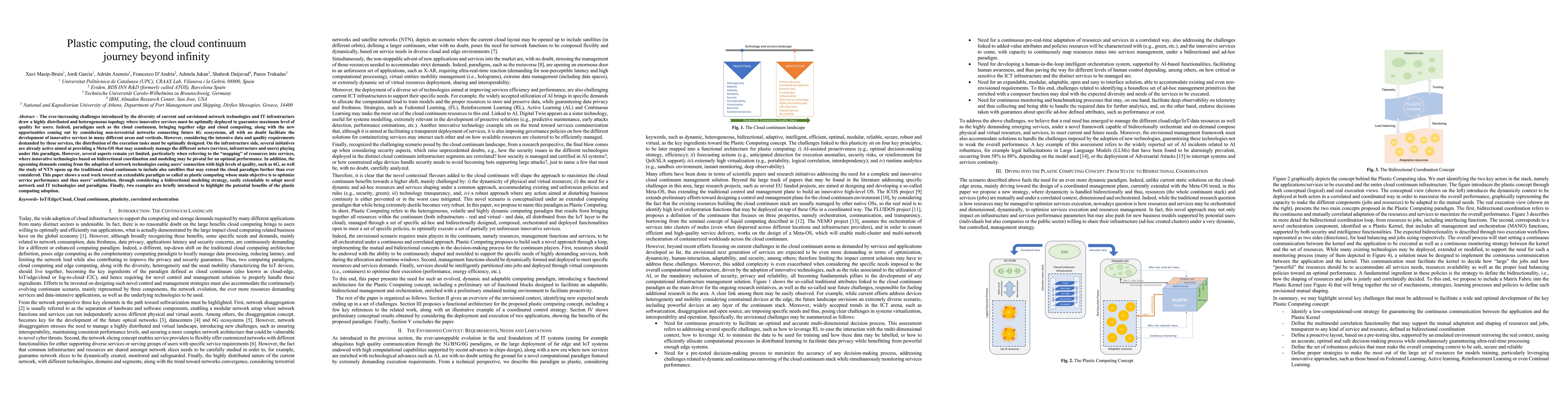 Thumbnail for Plastic computing, the cloud continuum journey beyond infinity