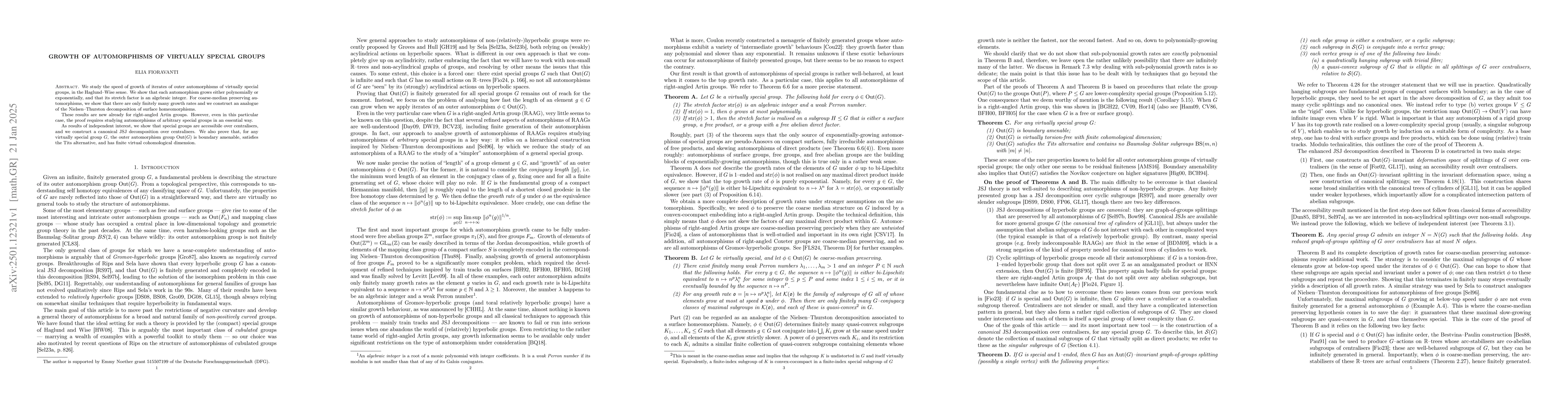 Thumbnail for Growth of automorphisms of virtually special groups