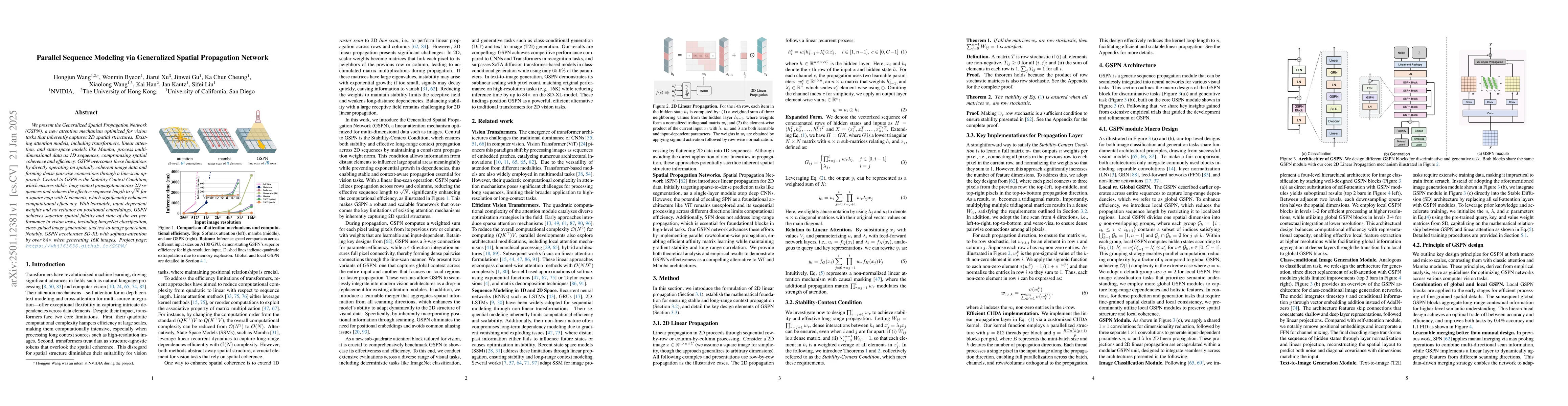 Thumbnail for Parallel Sequence Modeling via Generalized Spatial Propagation Network