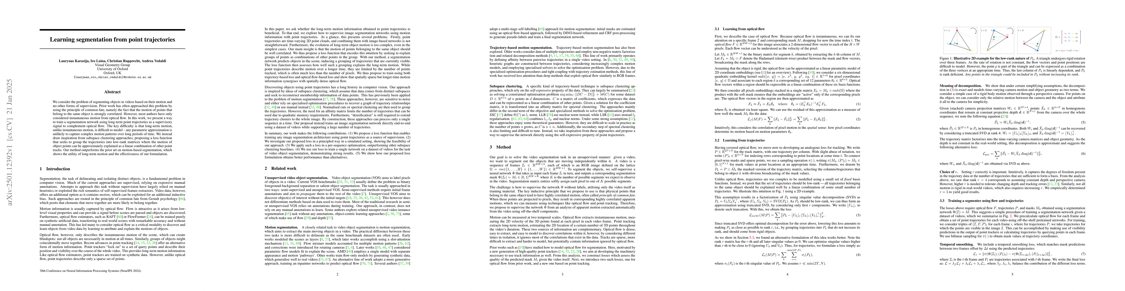 Thumbnail for Learning segmentation from point trajectories