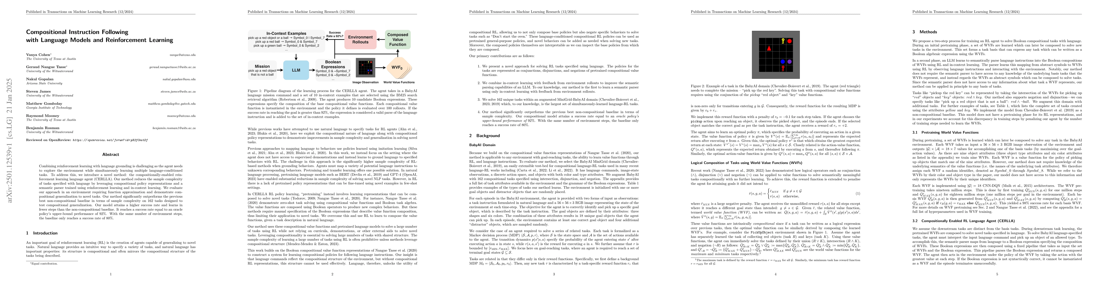 Thumbnail for Compositional Instruction Following with Language Models and
  Reinforcement Learning